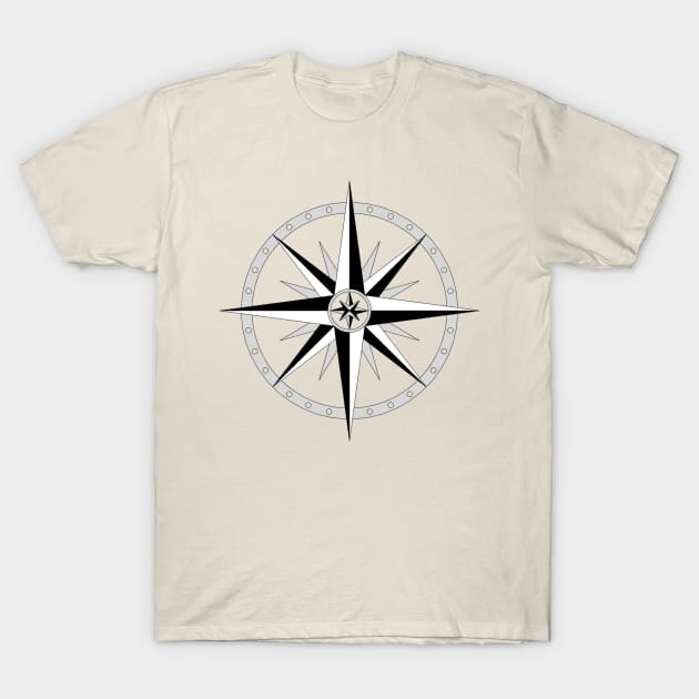 Marina compass T-Shirt by Freeman_the_great